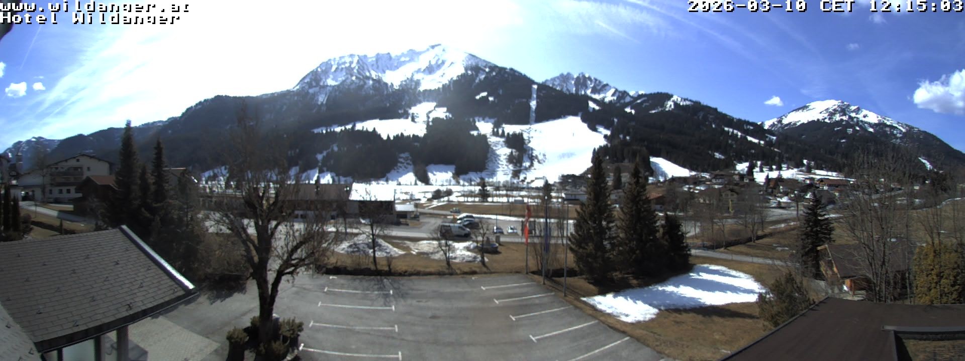 Archiv Foto Webcam Hotel Wildanger - Zöblen