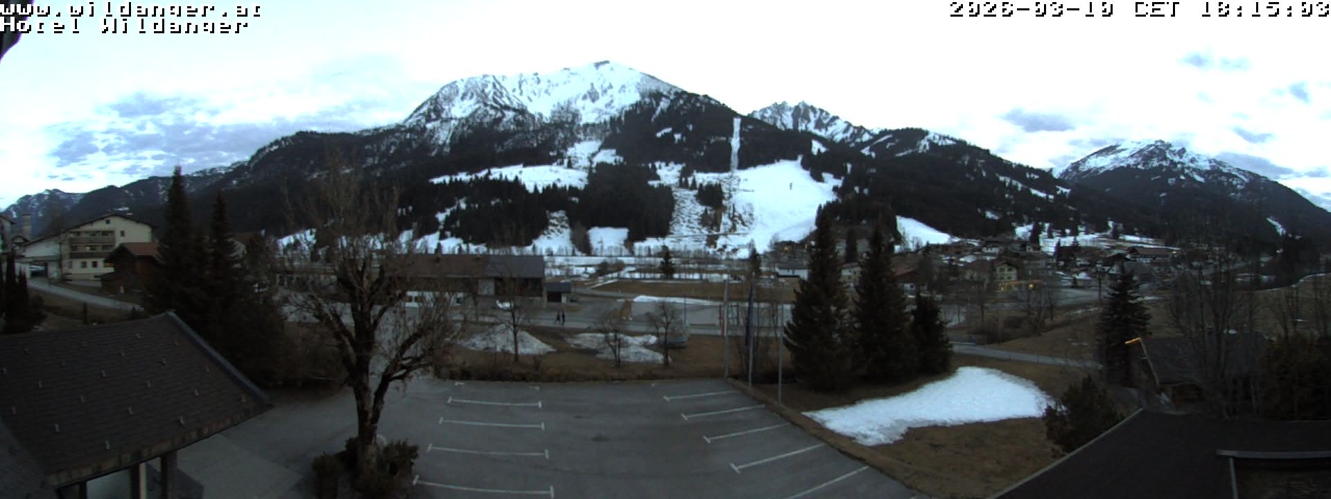 Archiv Foto Webcam Hotel Wildanger - Zöblen