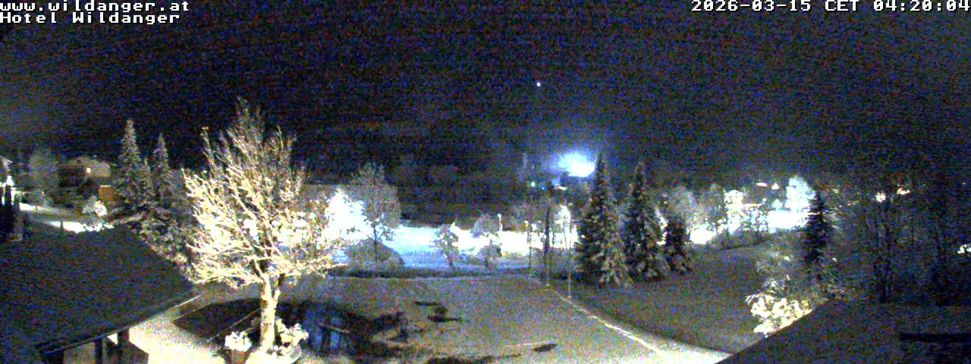 Archiv Foto Webcam Hotel Wildanger - Zöblen