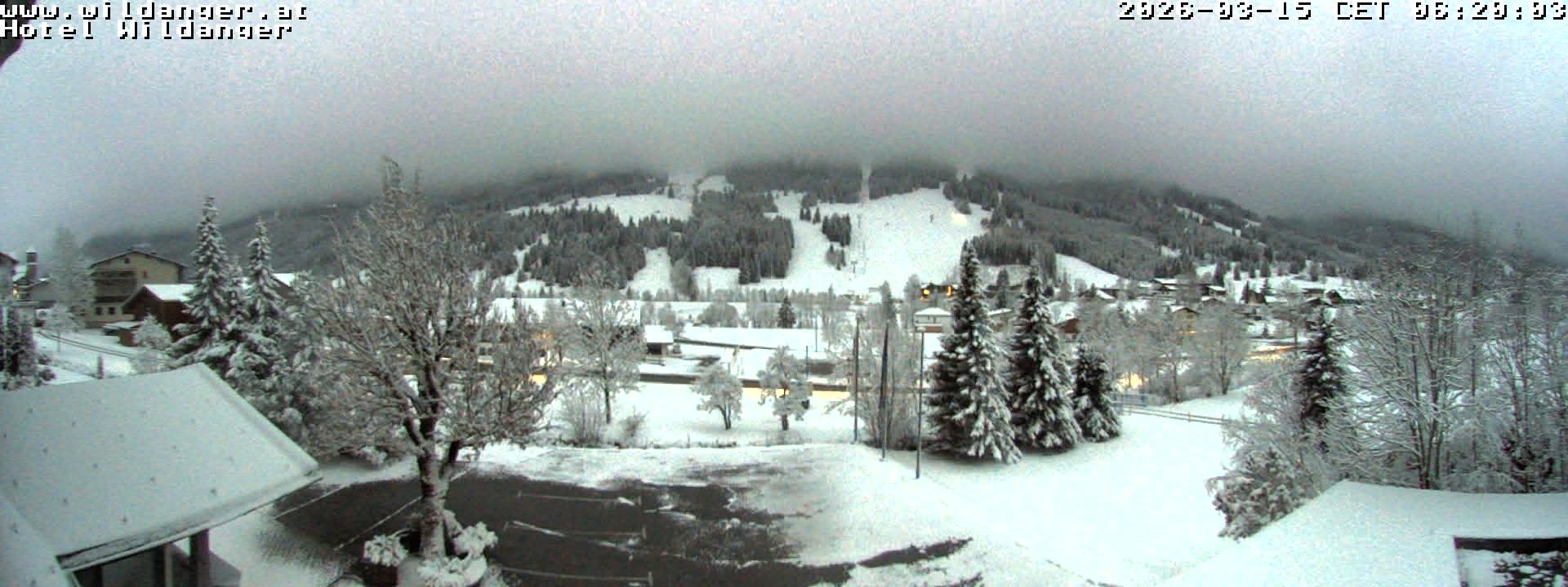 Archiv Foto Webcam Hotel Wildanger - Zöblen