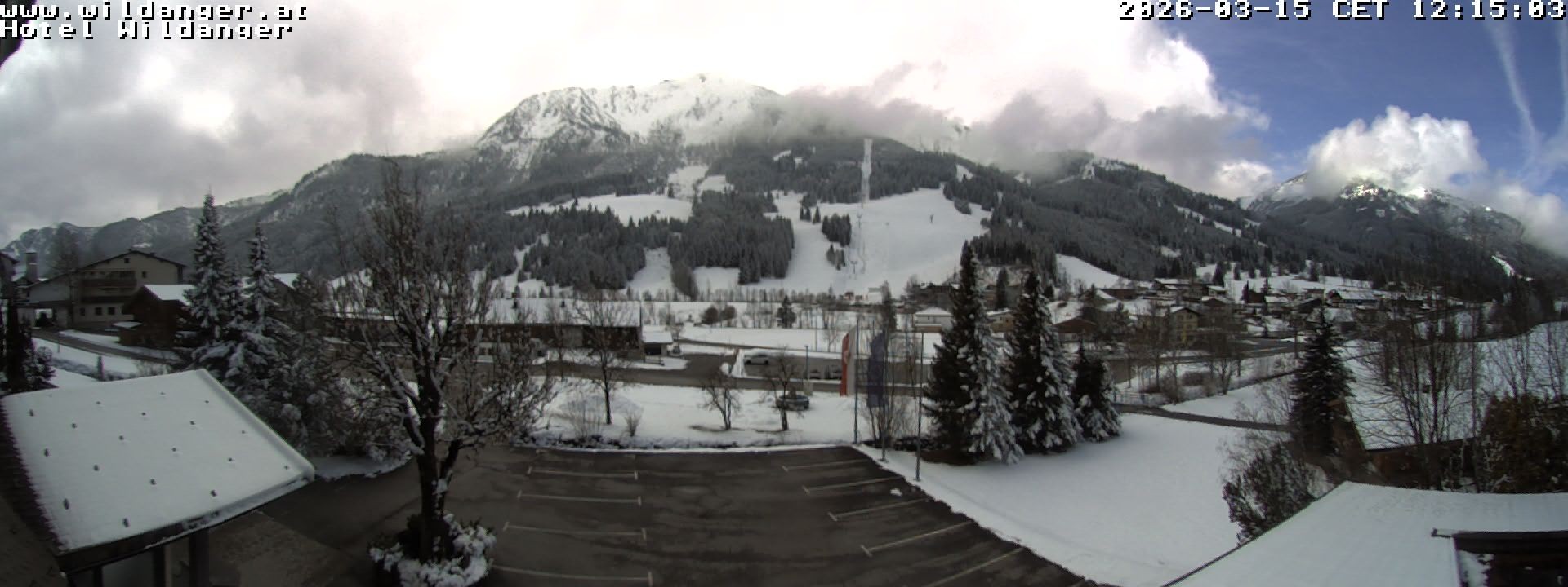 Archiv Foto Webcam Hotel Wildanger - Zöblen