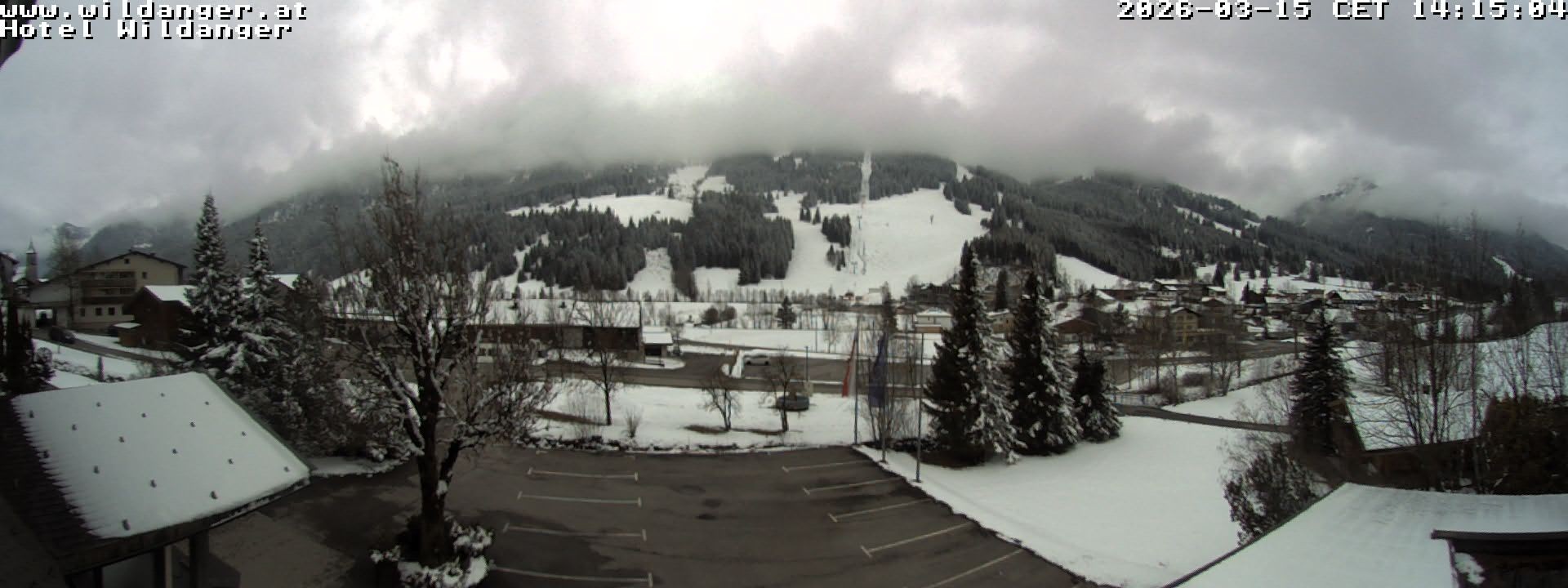 Archiv Foto Webcam Hotel Wildanger - Zöblen