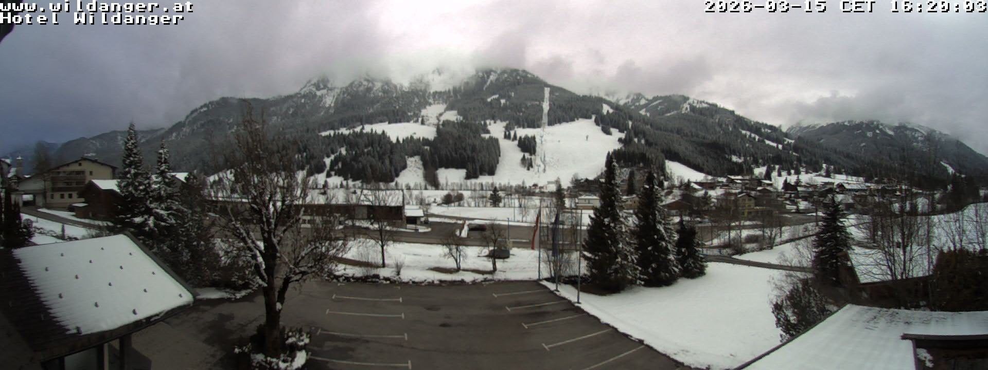 Archiv Foto Webcam Hotel Wildanger - Zöblen