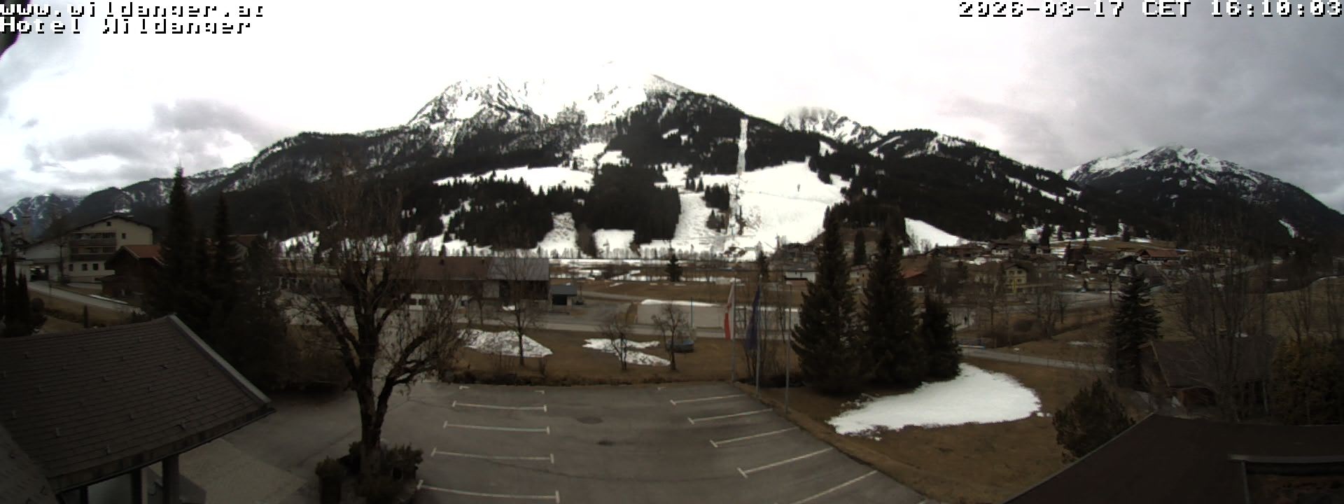 Archiv Foto Webcam Hotel Wildanger - Zöblen