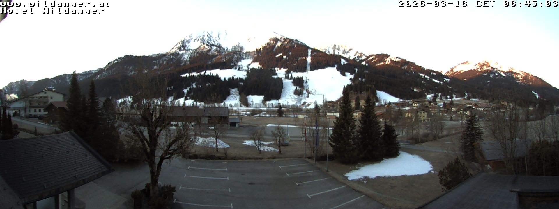 Archiv Foto Webcam Hotel Wildanger - Zöblen