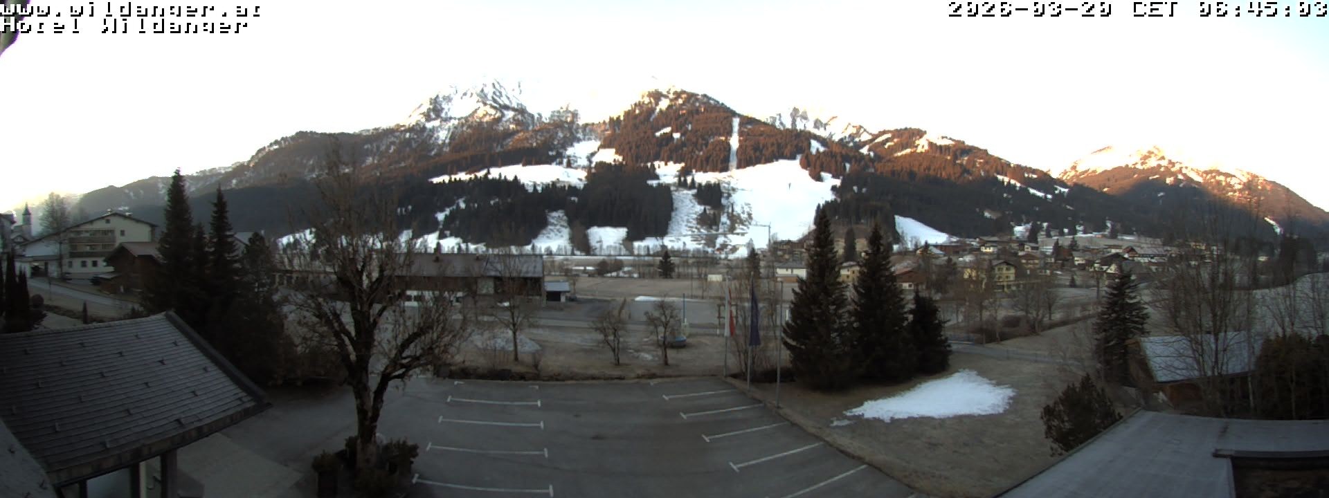 Archiv Foto Webcam Hotel Wildanger - Zöblen