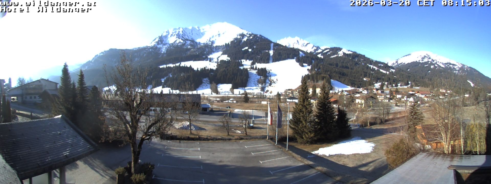 Archiv Foto Webcam Hotel Wildanger - Zöblen