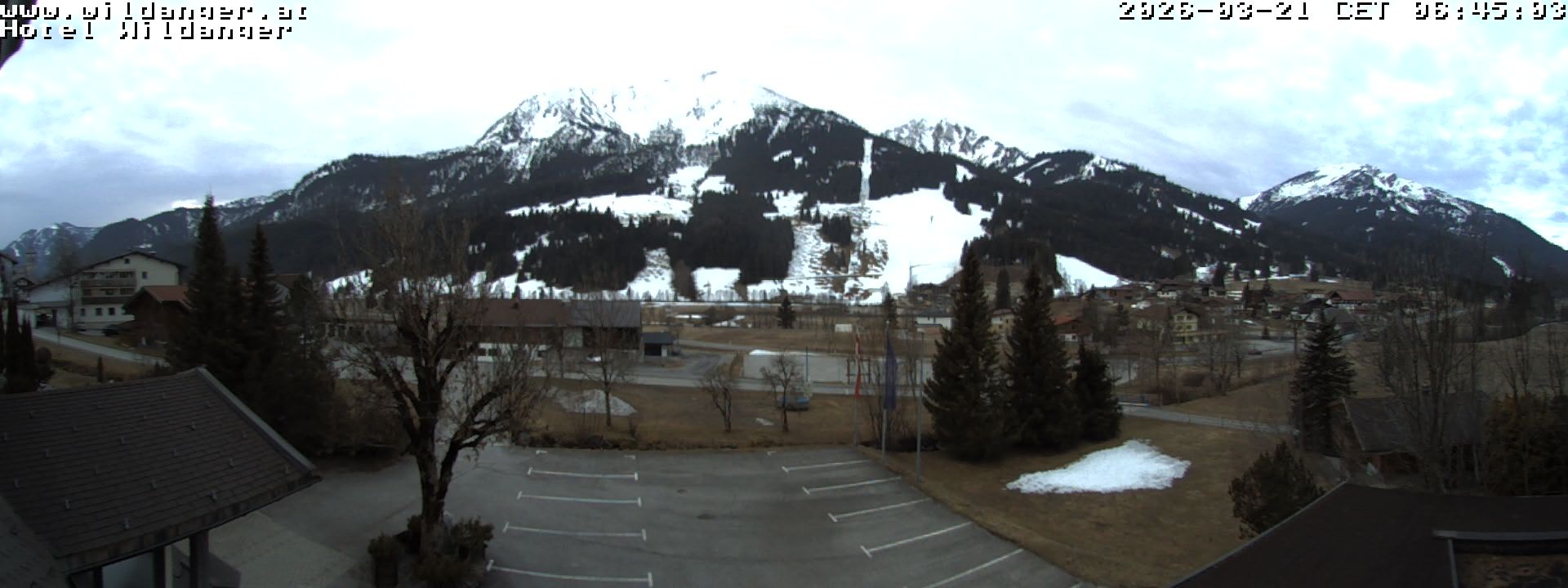 Archiv Foto Webcam Hotel Wildanger - Zöblen