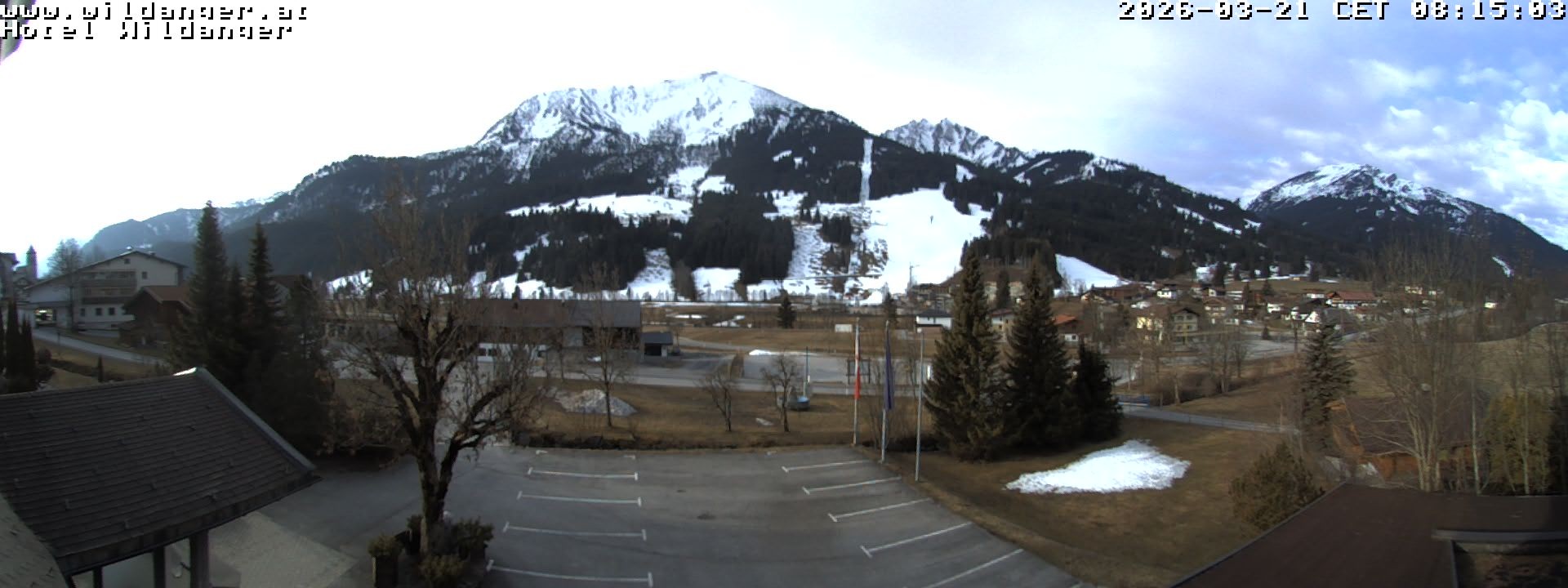 Archiv Foto Webcam Hotel Wildanger - Zöblen