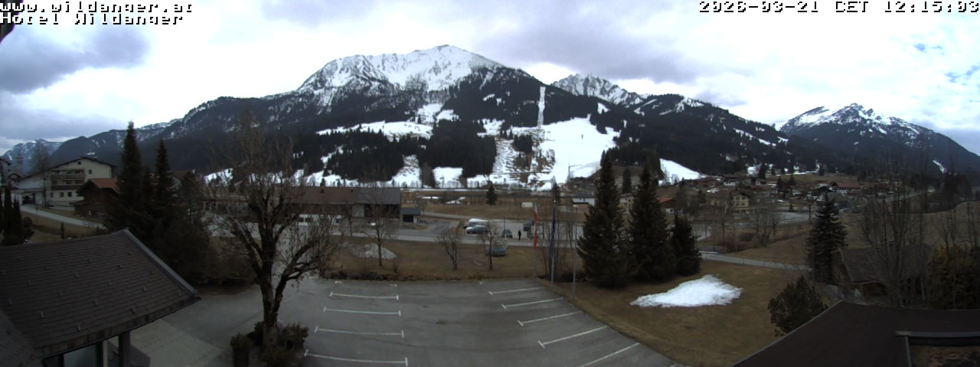 Archiv Foto Webcam Hotel Wildanger - Zöblen