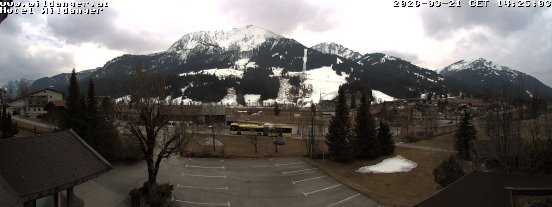 Archiv Foto Webcam Hotel Wildanger - Zöblen