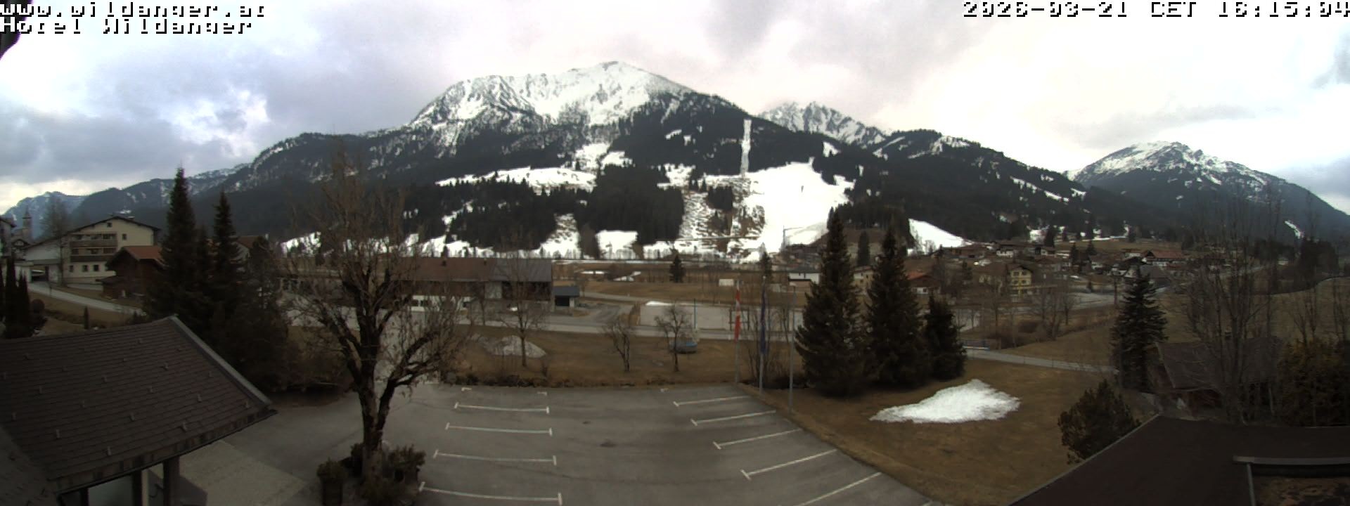 Archiv Foto Webcam Hotel Wildanger - Zöblen