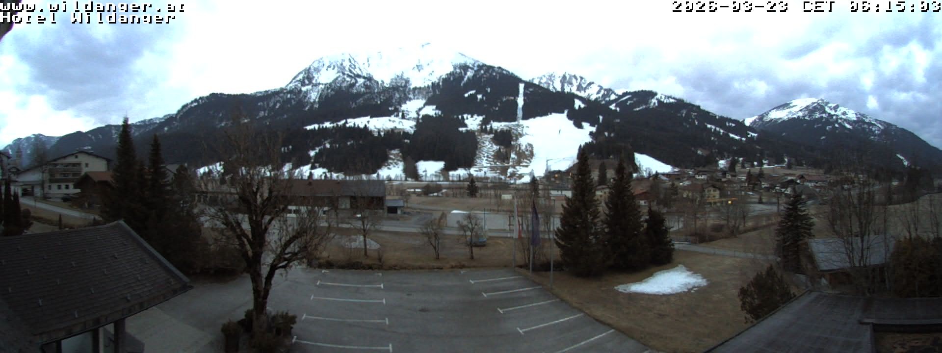 Archiv Foto Webcam Hotel Wildanger - Zöblen