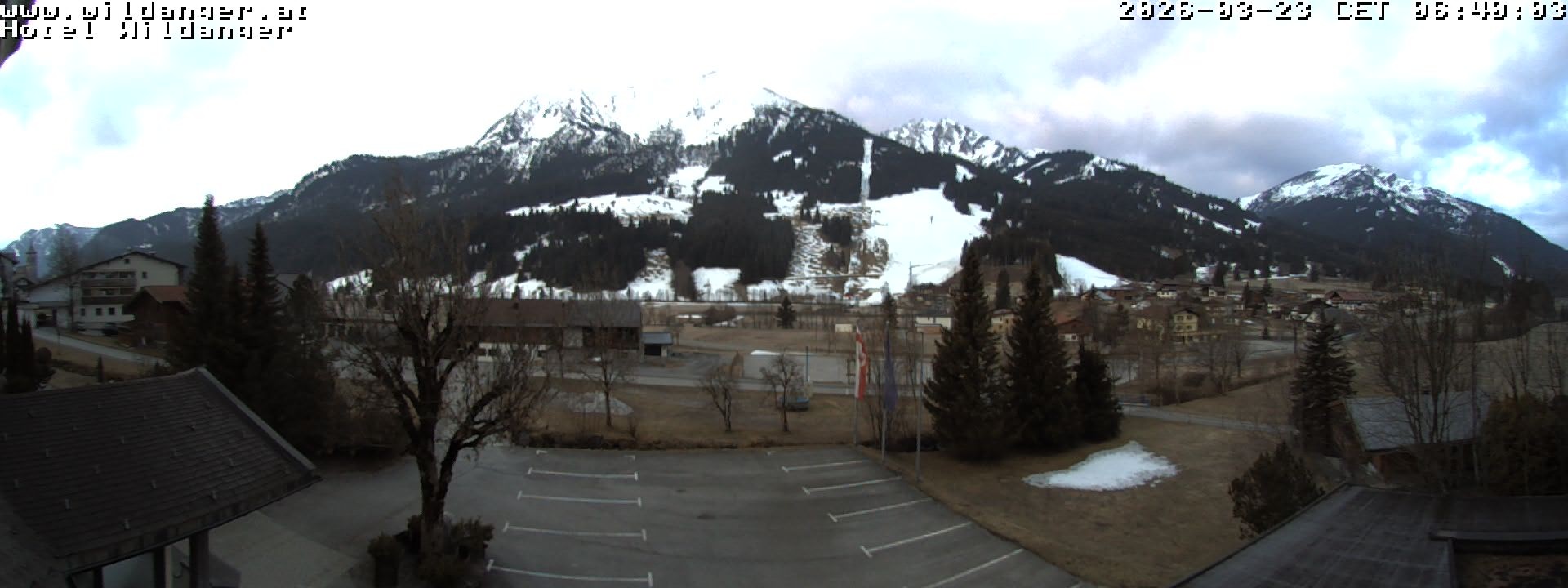 Archiv Foto Webcam Hotel Wildanger - Zöblen