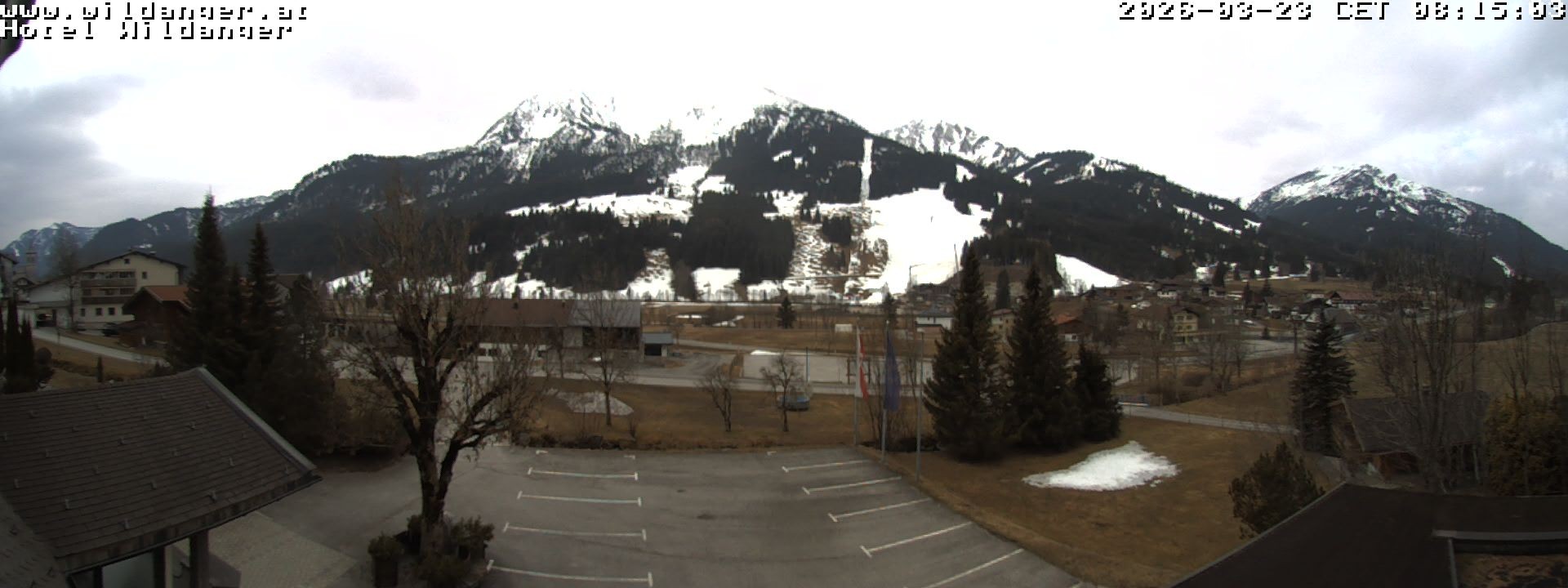 Archiv Foto Webcam Hotel Wildanger - Zöblen