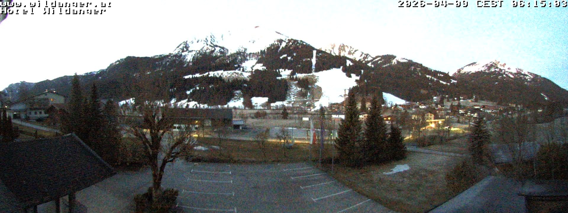 Archiv Foto Webcam Hotel Wildanger - Zöblen