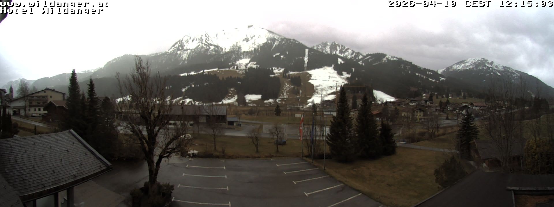 Archiv Foto Webcam Hotel Wildanger - Zöblen