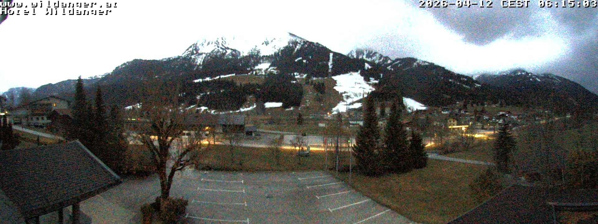 Archiv Foto Webcam Hotel Wildanger - Zöblen