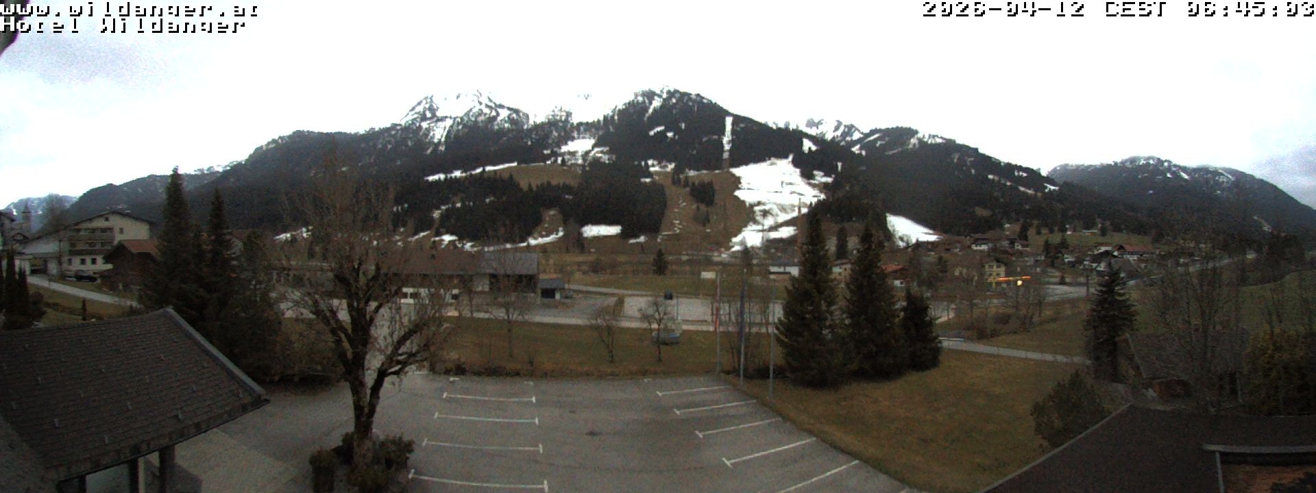 Archiv Foto Webcam Hotel Wildanger - Zöblen