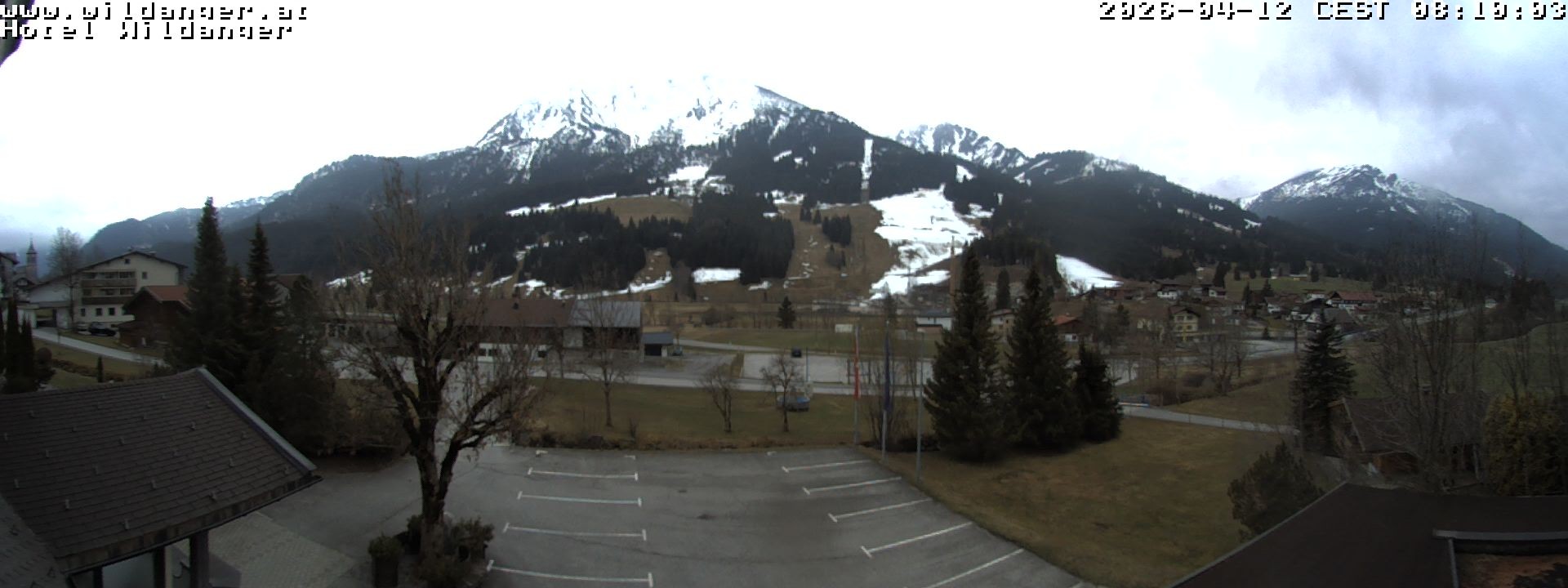 Archiv Foto Webcam Hotel Wildanger - Zöblen