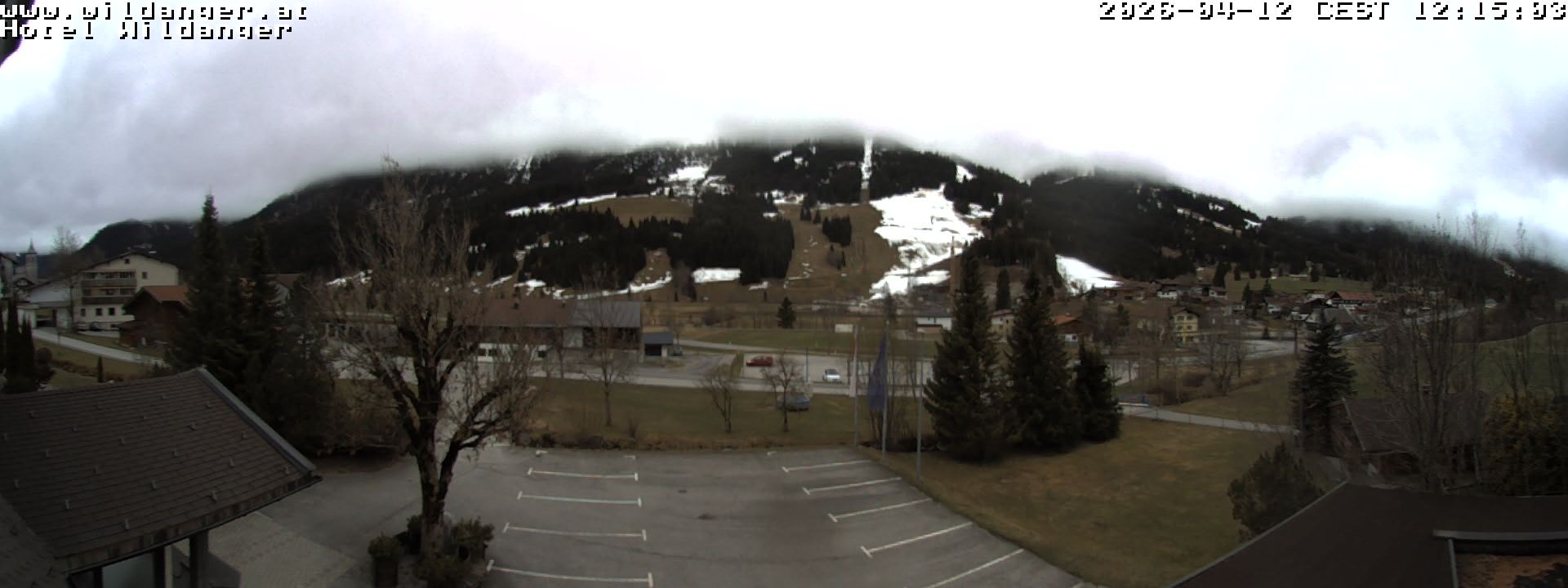 Archiv Foto Webcam Hotel Wildanger - Zöblen