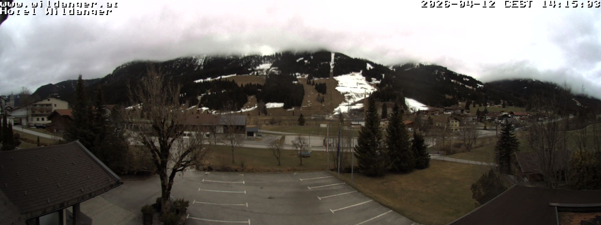 Archiv Foto Webcam Hotel Wildanger - Zöblen