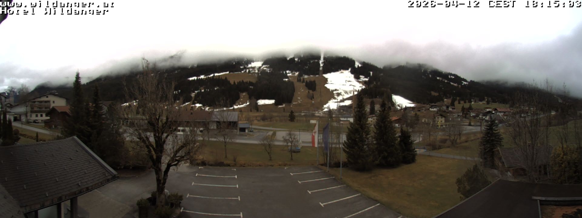 Archiv Foto Webcam Hotel Wildanger - Zöblen