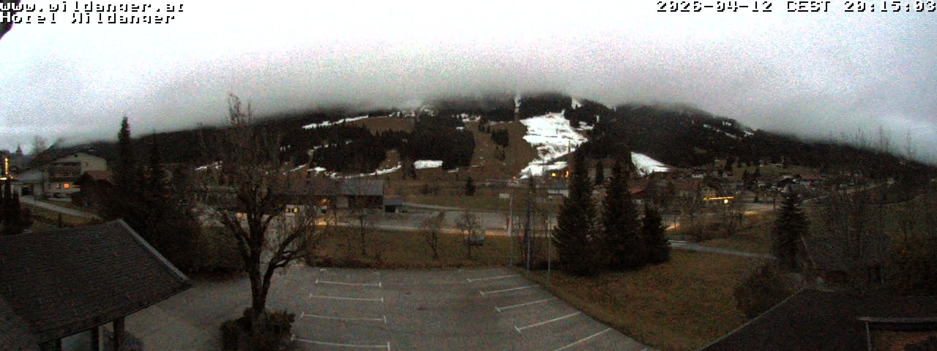 Archiv Foto Webcam Hotel Wildanger - Zöblen