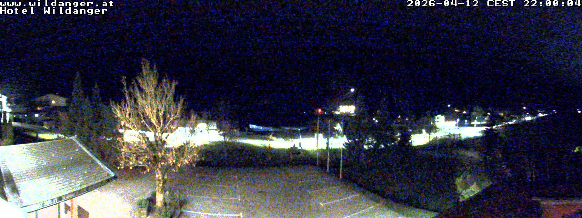 Archived image Webcam Hotel Wildanger - Zöblen
