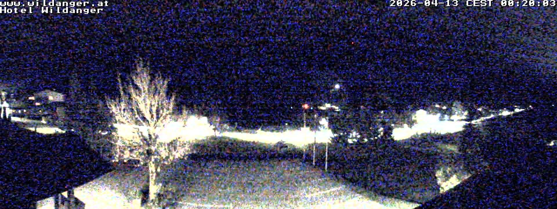 Archived image Webcam Hotel Wildanger - Zöblen