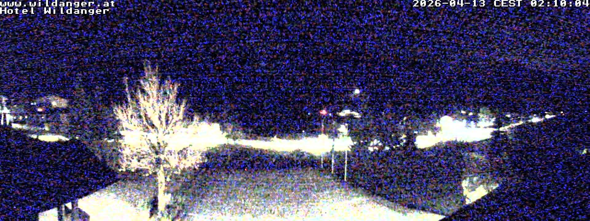 Archived image Webcam Hotel Wildanger - Zöblen