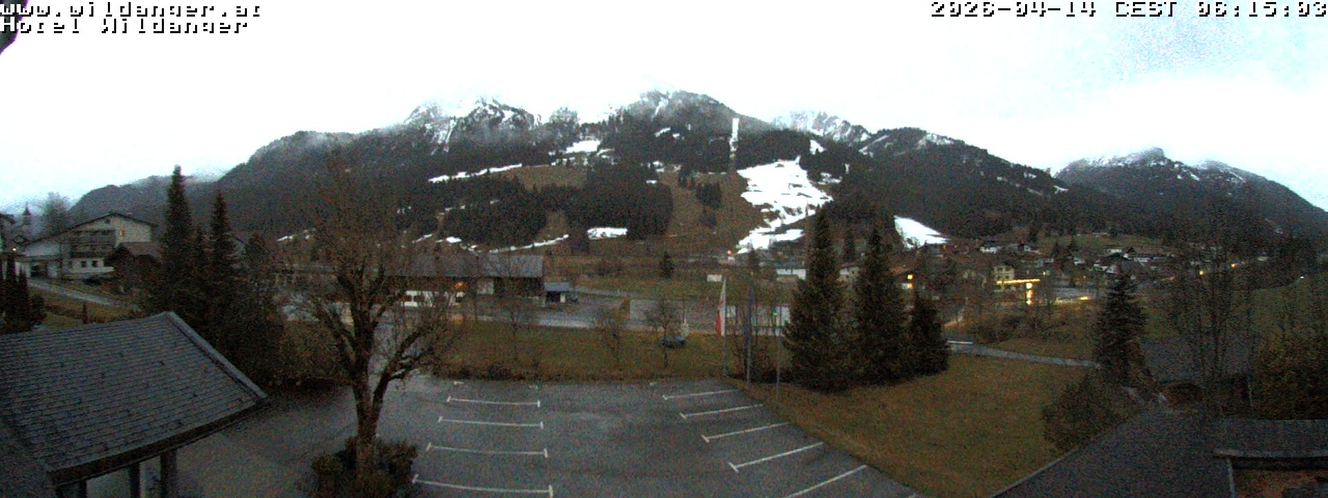 Archiv Foto Webcam Hotel Wildanger - Zöblen