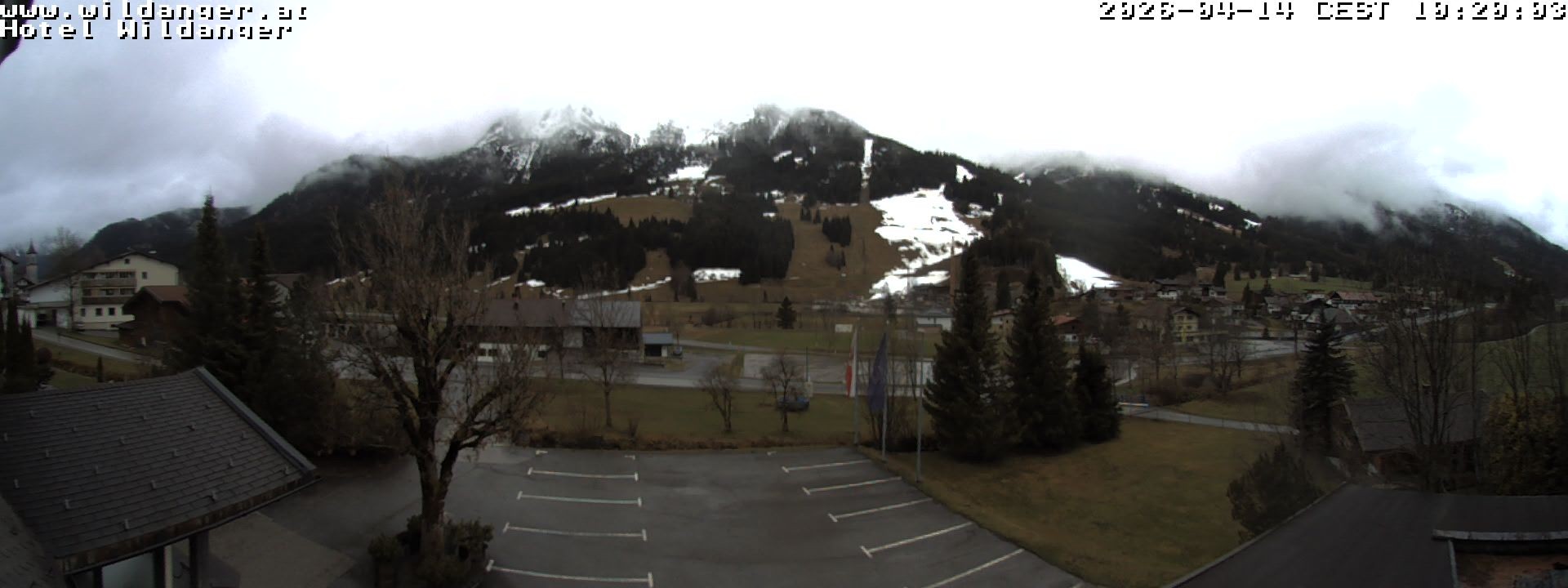 Archiv Foto Webcam Hotel Wildanger - Zöblen