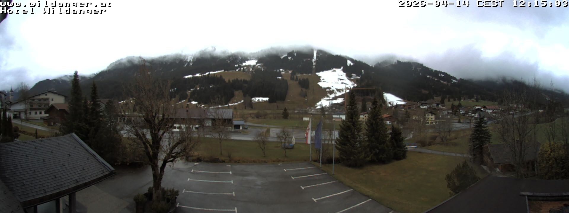 Archiv Foto Webcam Hotel Wildanger - Zöblen