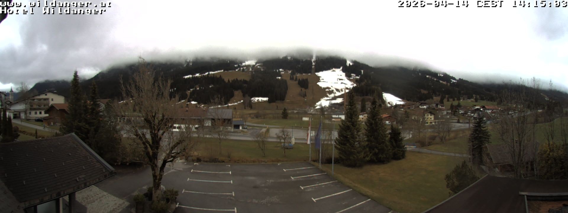 Archiv Foto Webcam Hotel Wildanger - Zöblen