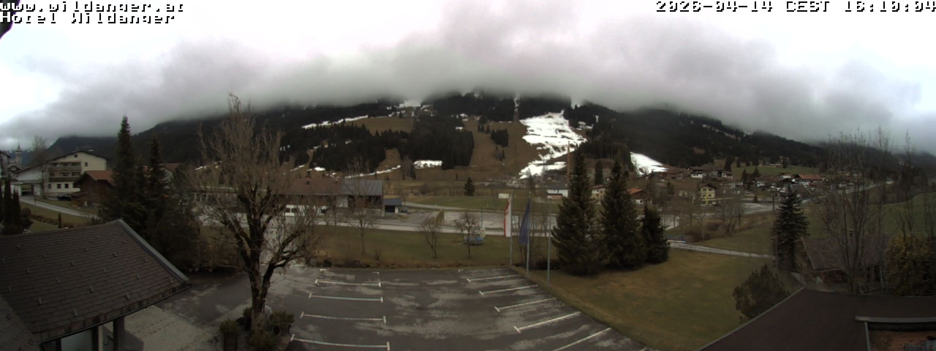 Archiv Foto Webcam Hotel Wildanger - Zöblen