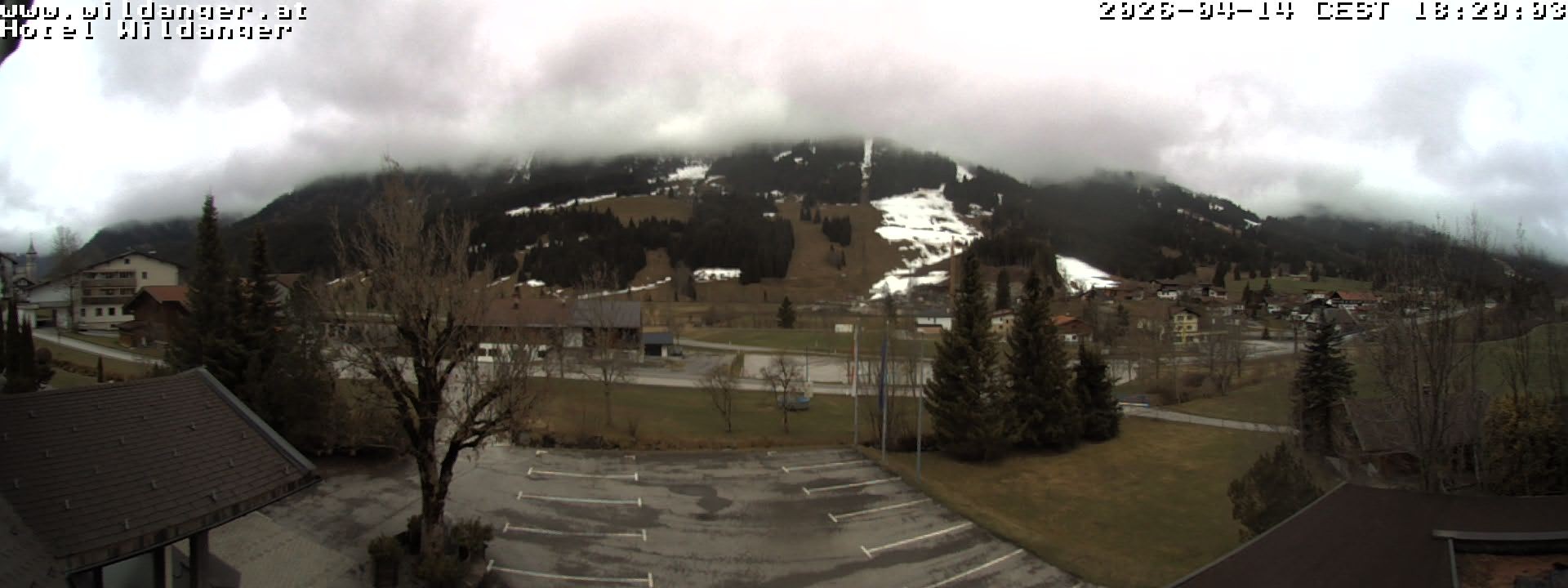 Archiv Foto Webcam Hotel Wildanger - Zöblen