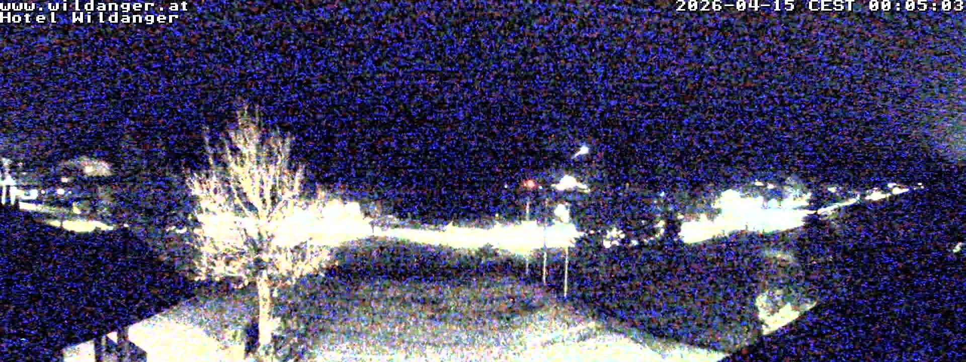 Archived image Webcam Hotel Wildanger - Zöblen
