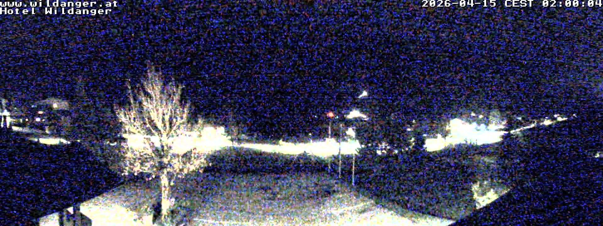 Archived image Webcam Hotel Wildanger - Zöblen
