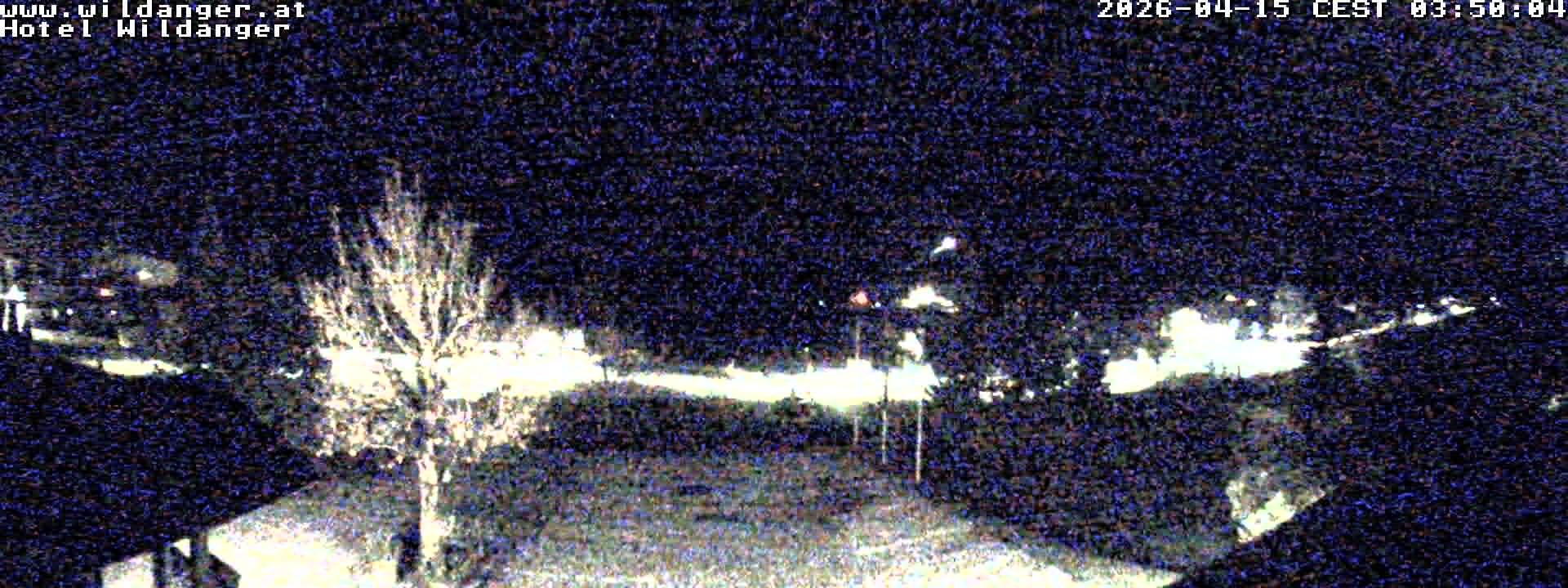 Archived image Webcam Hotel Wildanger - Zöblen