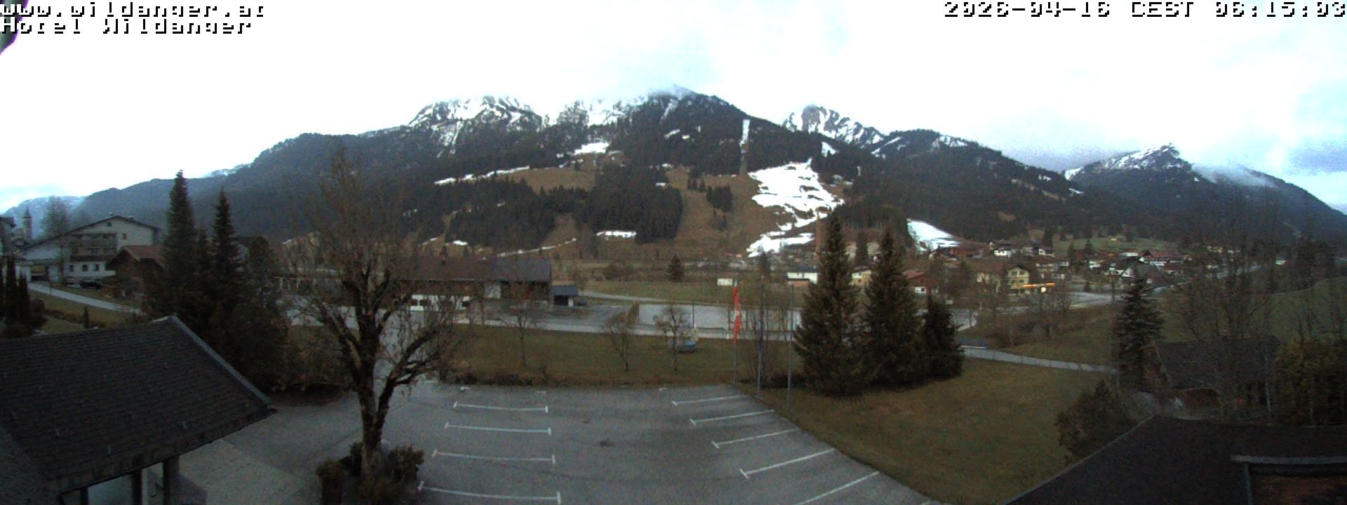 Archiv Foto Webcam Hotel Wildanger - Zöblen