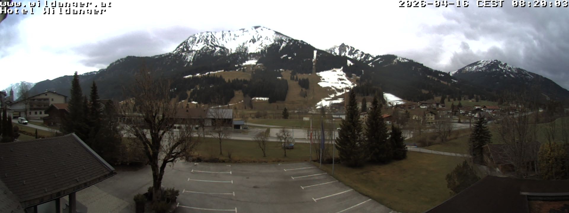 Archiv Foto Webcam Hotel Wildanger - Zöblen