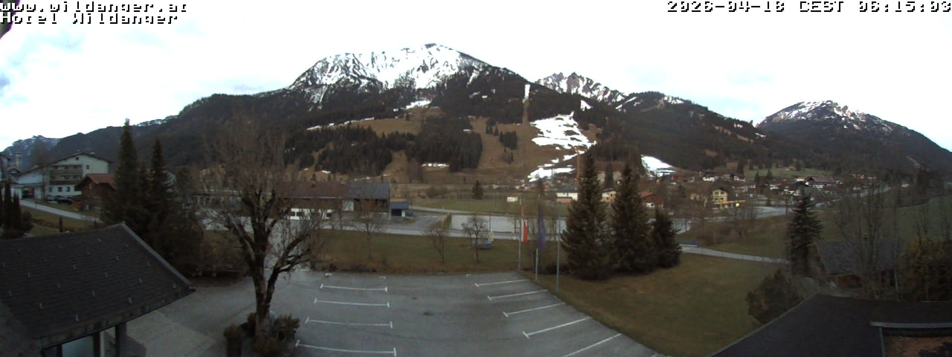 Archiv Foto Webcam Hotel Wildanger - Zöblen