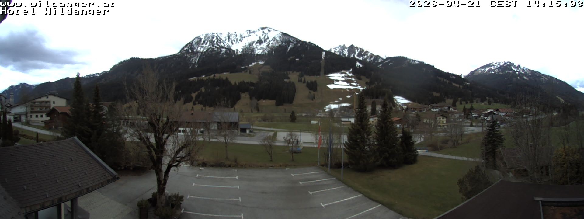 Archiv Foto Webcam Hotel Wildanger - Zöblen