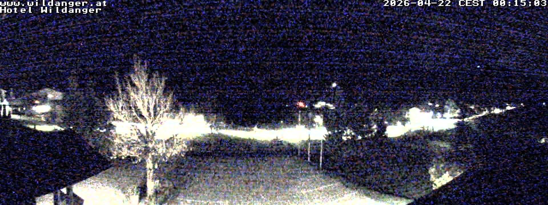 Archived image Webcam Hotel Wildanger - Zöblen
