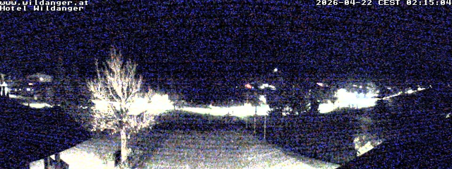 Archived image Webcam Hotel Wildanger - Zöblen