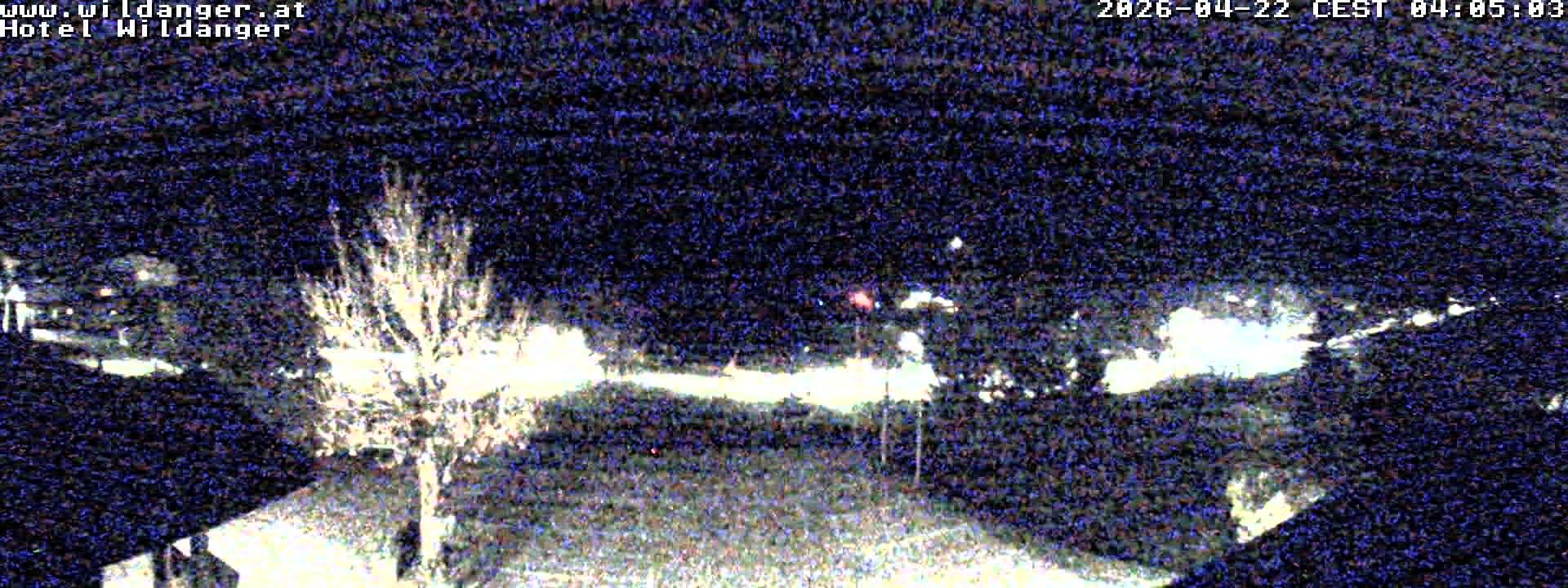 Archived image Webcam Hotel Wildanger - Zöblen