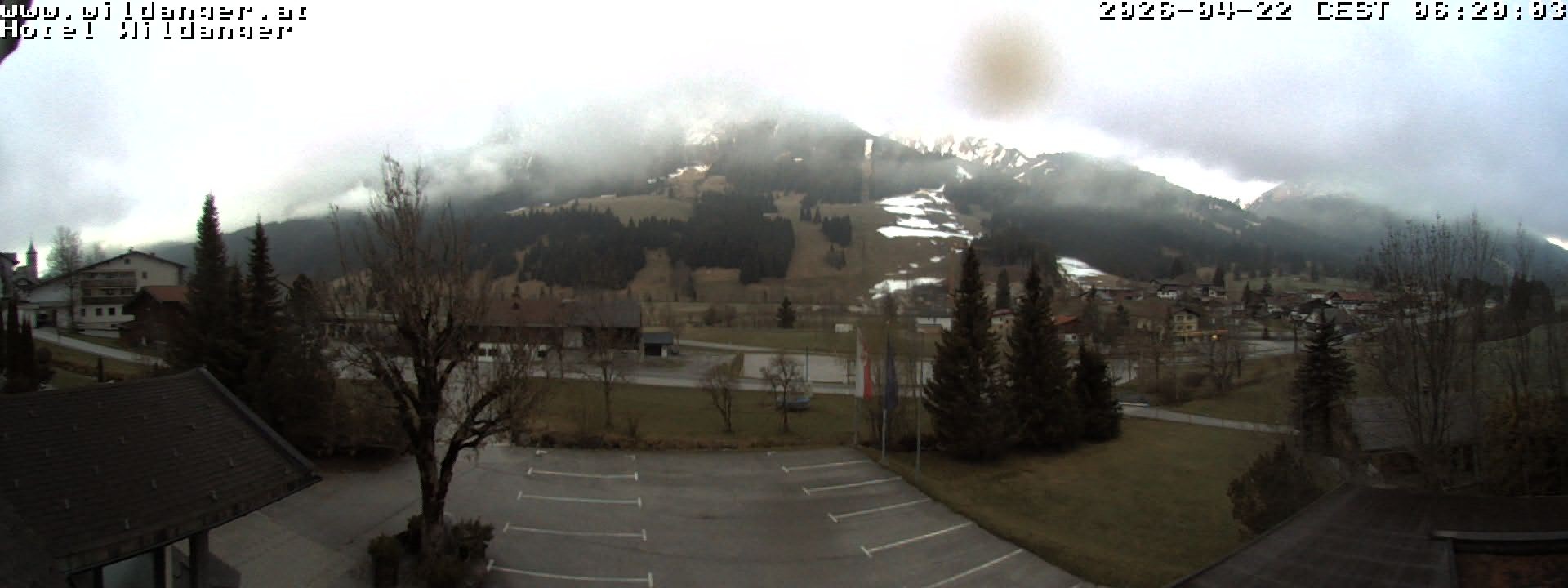 Archiv Foto Webcam Hotel Wildanger - Zöblen