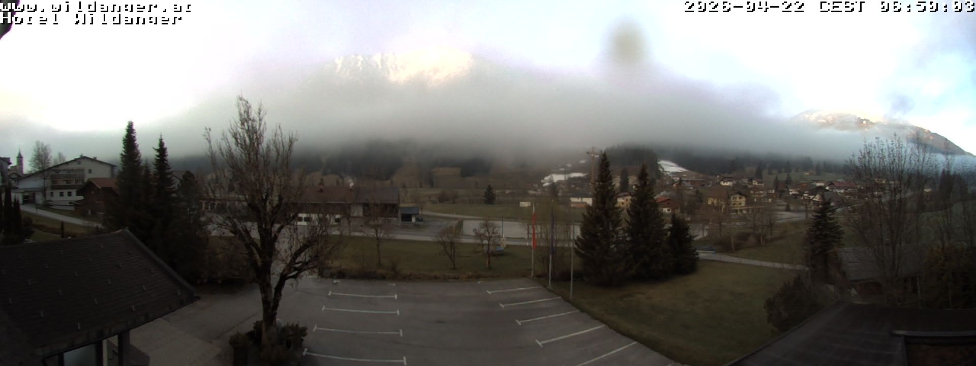 Archiv Foto Webcam Hotel Wildanger - Zöblen