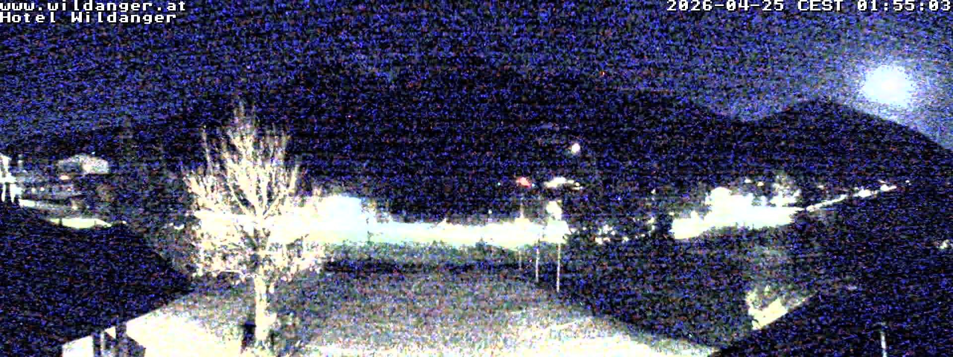 Archived image Webcam Hotel Wildanger - Zöblen